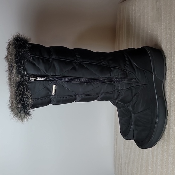 Pajar Shoes - Pajar Insulated Black Winter Boots - Faux Fur